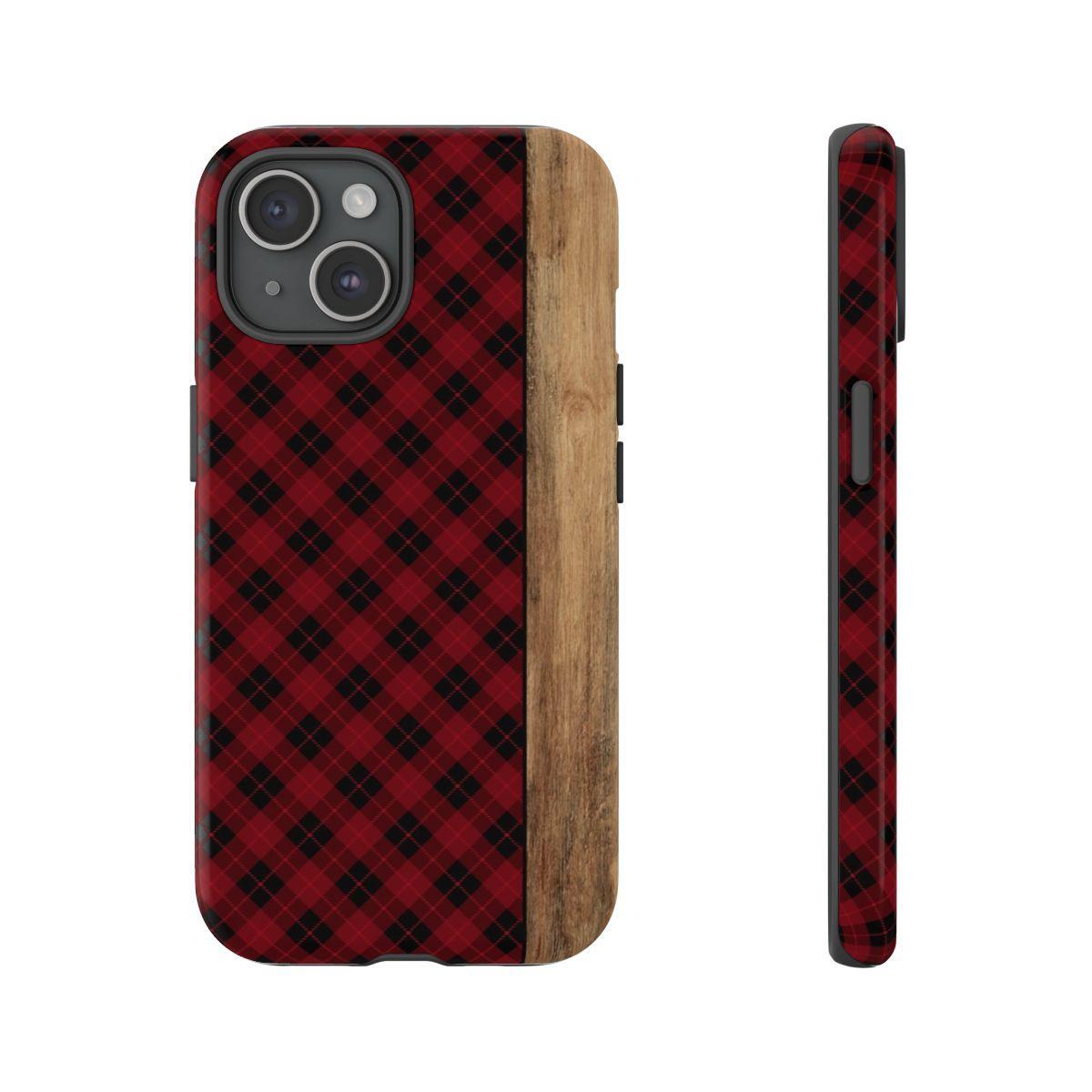 Red Plaid Tough Case