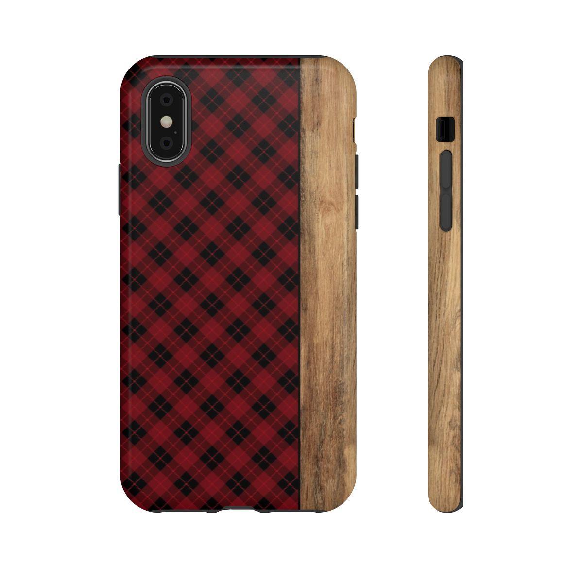 Red Plaid Tough Case