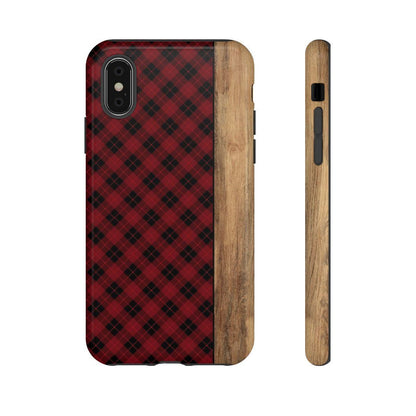 Red Plaid Tough Case