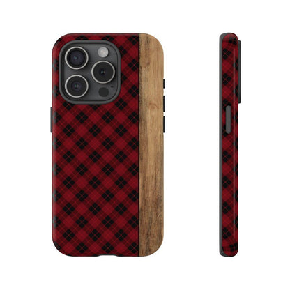 Red Plaid Tough Case
