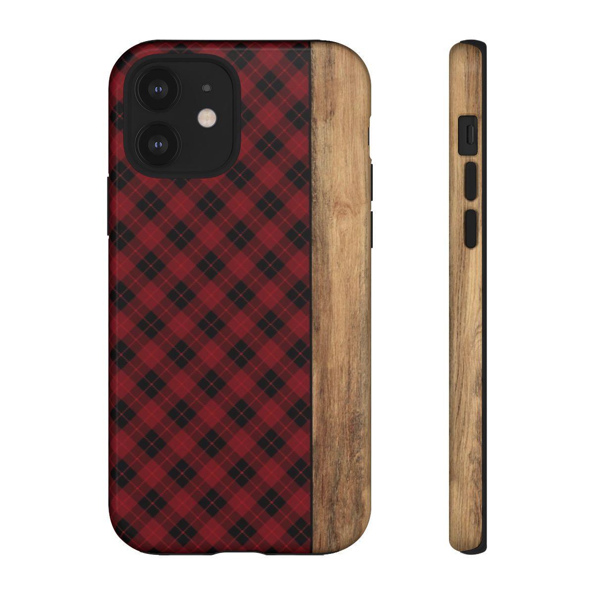Red Plaid Tough Case