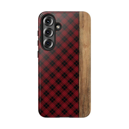 Red Plaid Tough Case