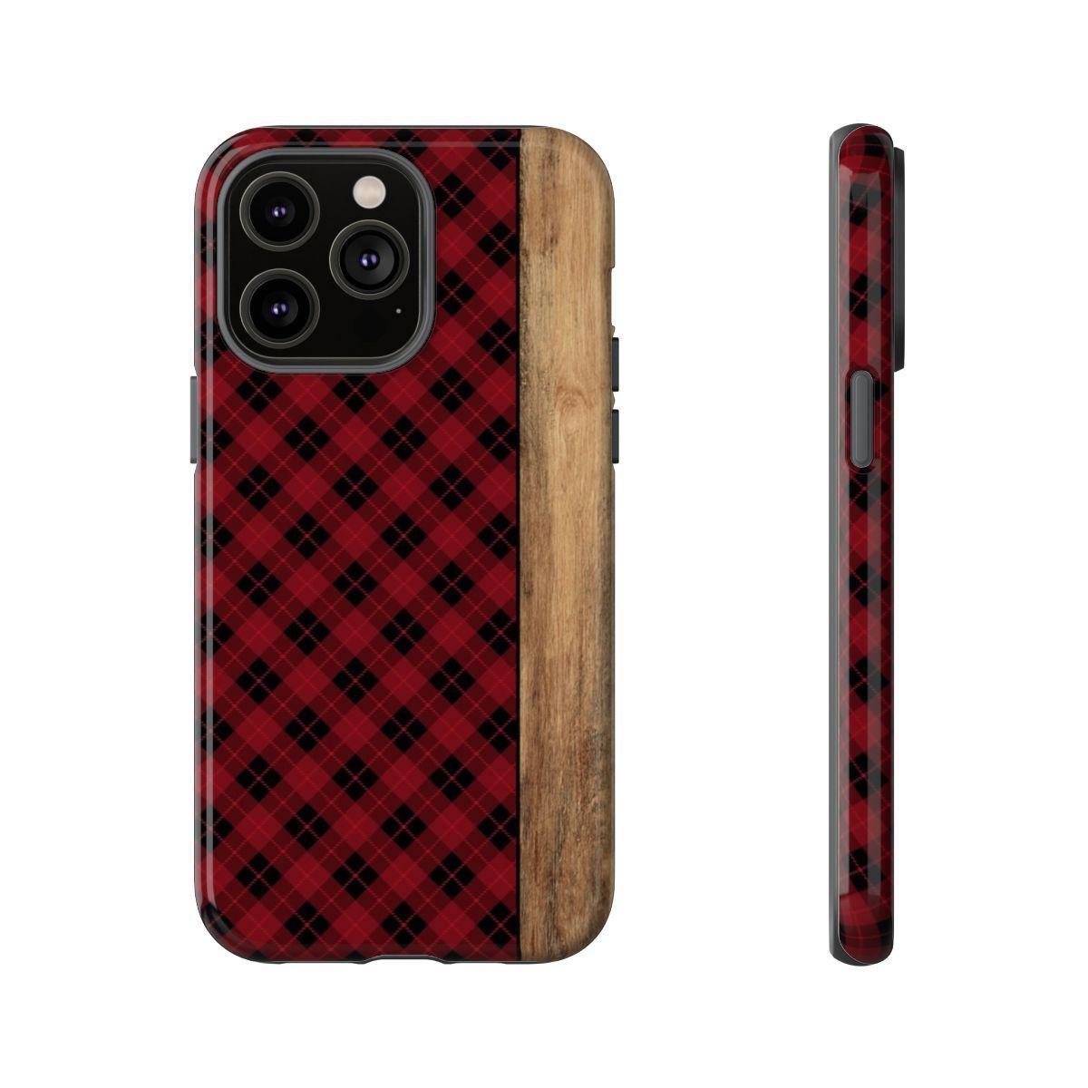 Red Plaid Tough Case