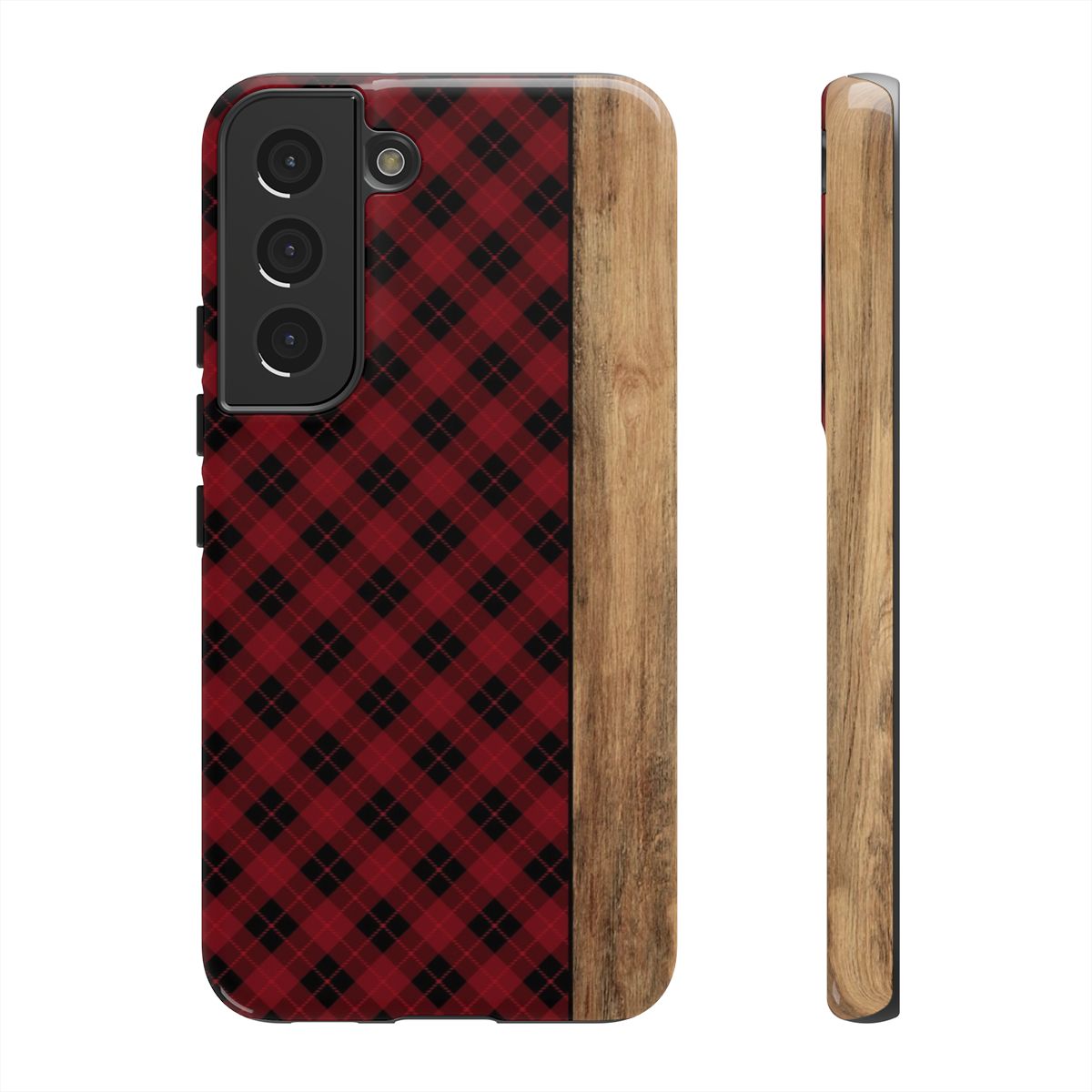 Red Plaid Tough Case
