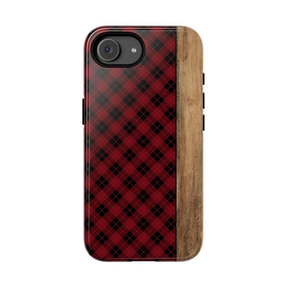Red Plaid Tough Case - iPhone 16e