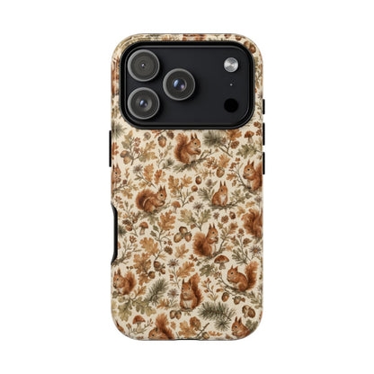 Red Squirrel Pine Tough Case - iPhone 18 Pro