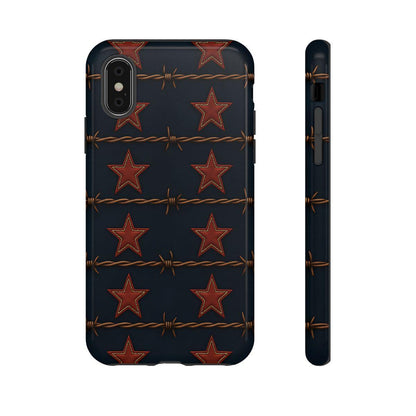 Red Stars + Barbed Wire Tough Case