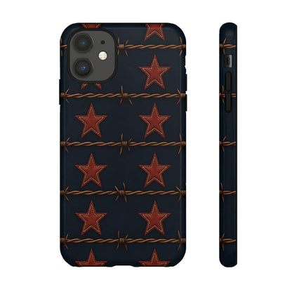 Red Stars + Barbed Wire Tough Case