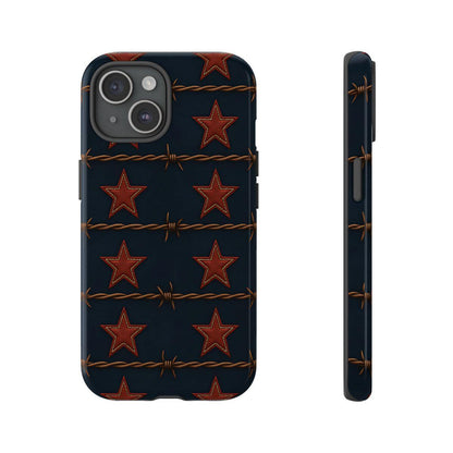 Red Stars + Barbed Wire Tough Case