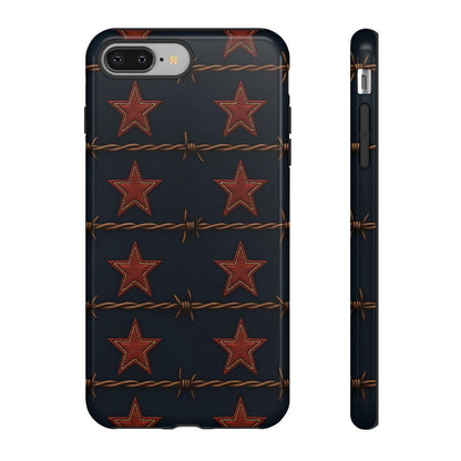 Red Stars + Barbed Wire Tough Case