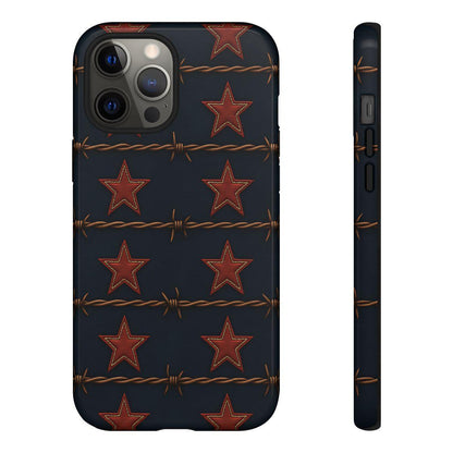 Red Stars + Barbed Wire Tough Case
