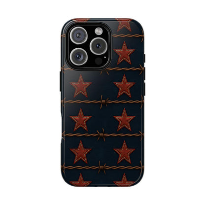 Red Stars + Barbed Wire Tough Case