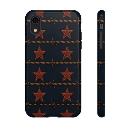Red Stars + Barbed Wire Tough Case