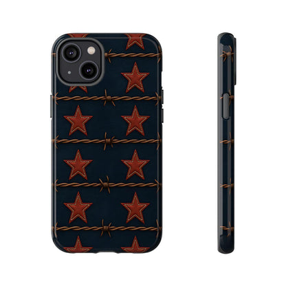 Red Stars + Barbed Wire Tough Case