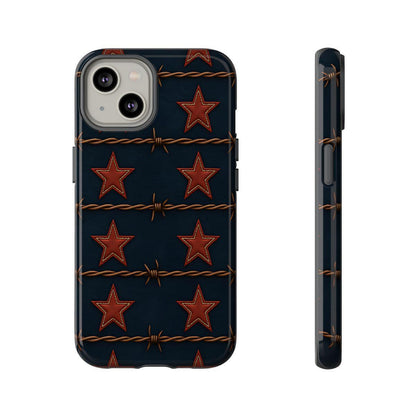 Red Stars + Barbed Wire Tough Case