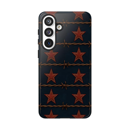 Red Stars + Barbed Wire Tough Case