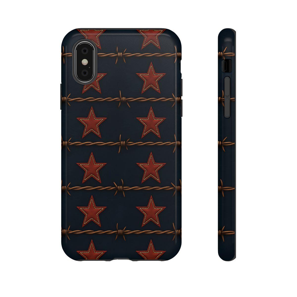 Red Stars + Barbed Wire Tough Case