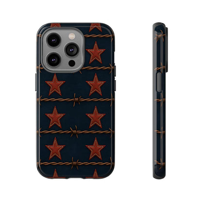 Red Stars + Barbed Wire Tough Case