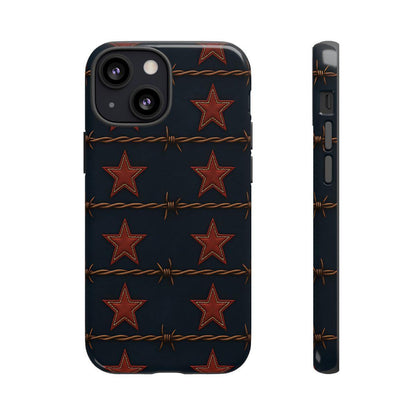 Red Stars + Barbed Wire Tough Case