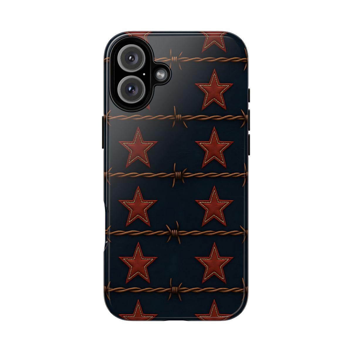 Red Stars + Barbed Wire Tough Case