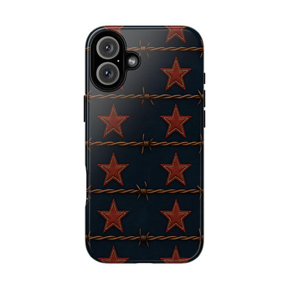 Red Stars + Barbed Wire Tough Case