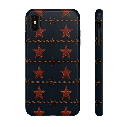 Red Stars + Barbed Wire Tough Case