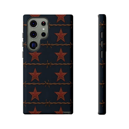 Red Stars + Barbed Wire Tough Case