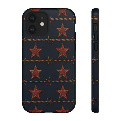 Red Stars + Barbed Wire Tough Case