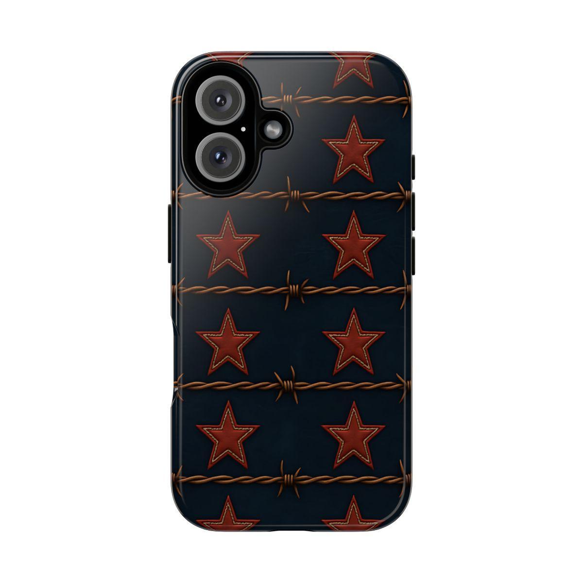 Red Stars + Barbed Wire Tough Case