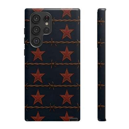 Red Stars + Barbed Wire Tough Case