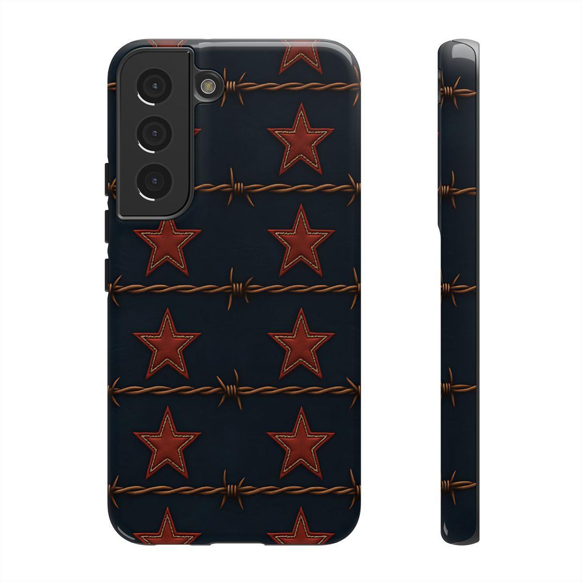 Red Stars + Barbed Wire Tough Case