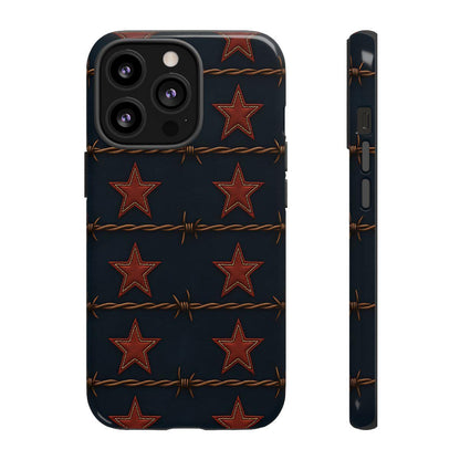 Red Stars + Barbed Wire Tough Case