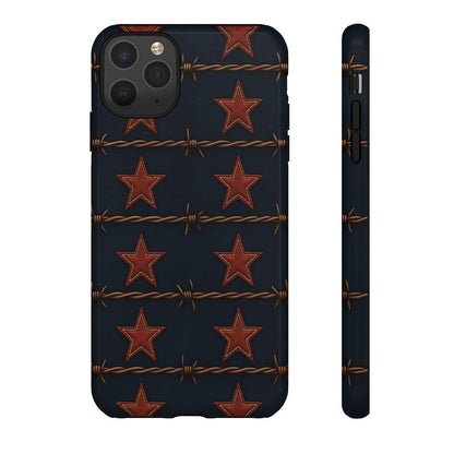 Red Stars + Barbed Wire Tough Case