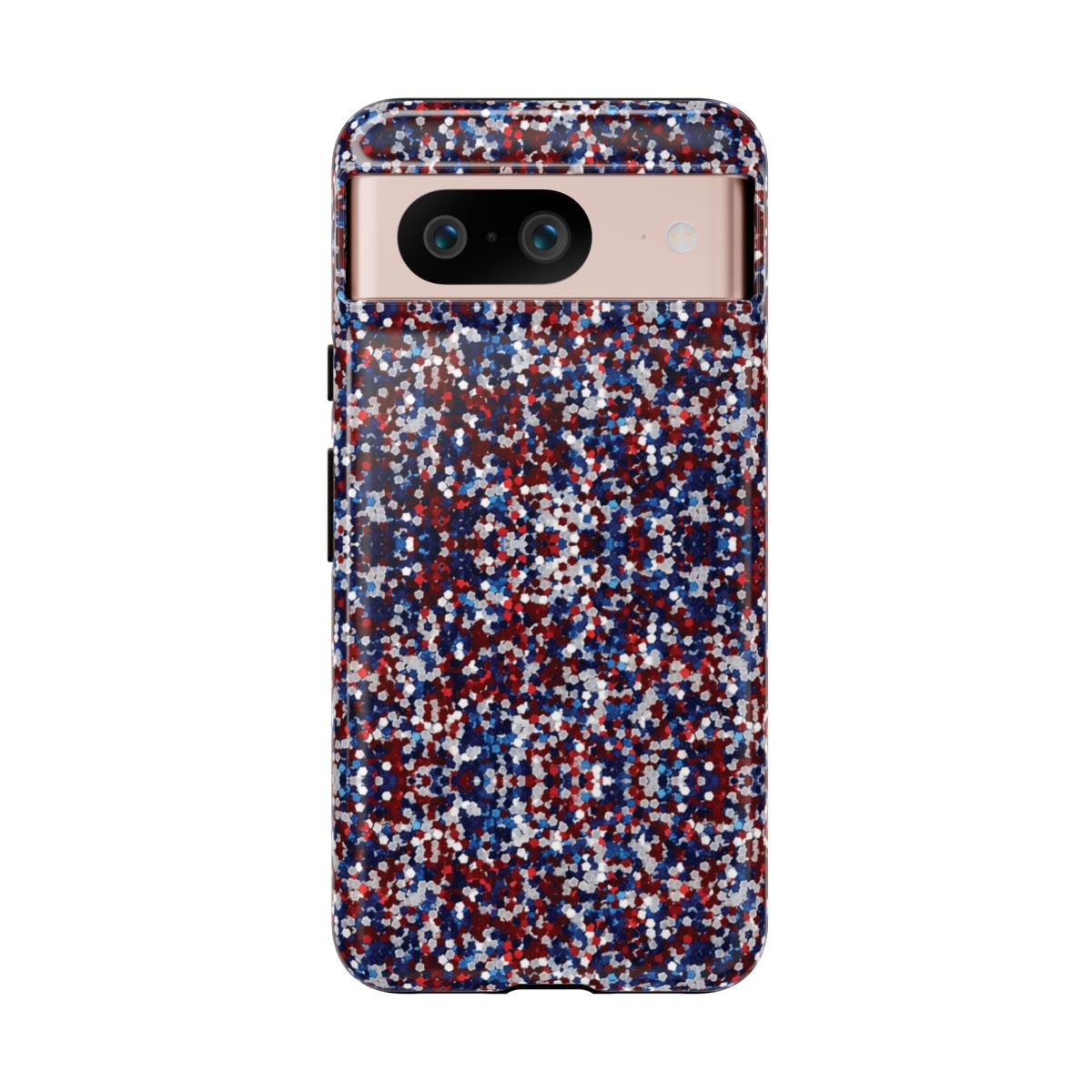 Red White Blue Glitter Tough Case
