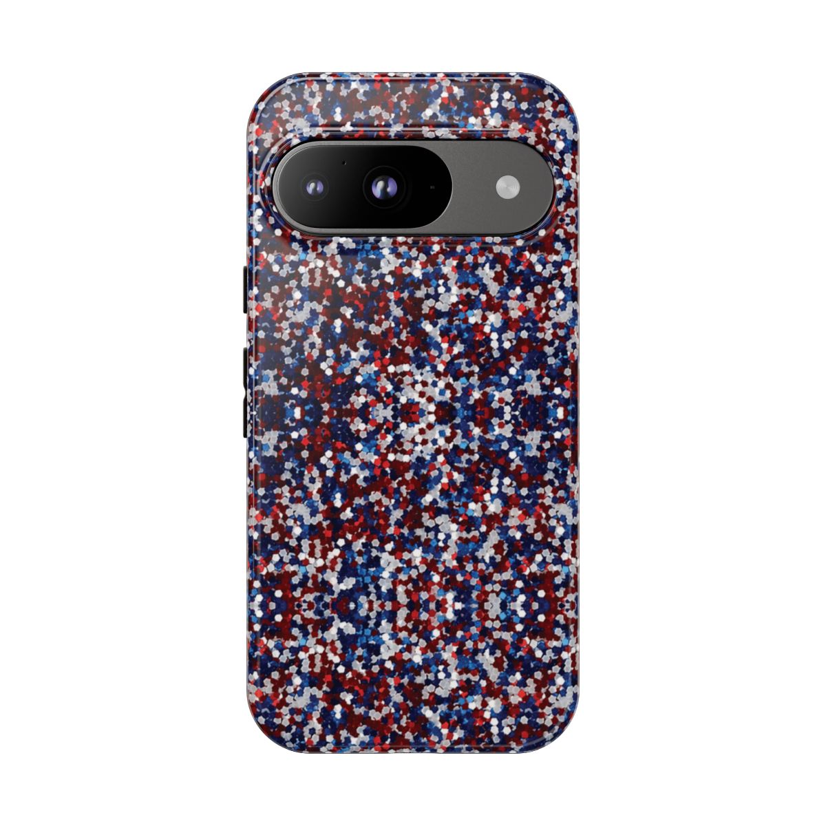 Red White Blue Glitter Tough Case