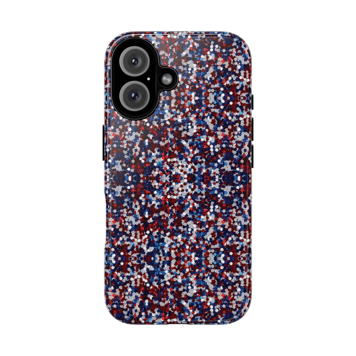 Red White Blue Glitter Tough Case