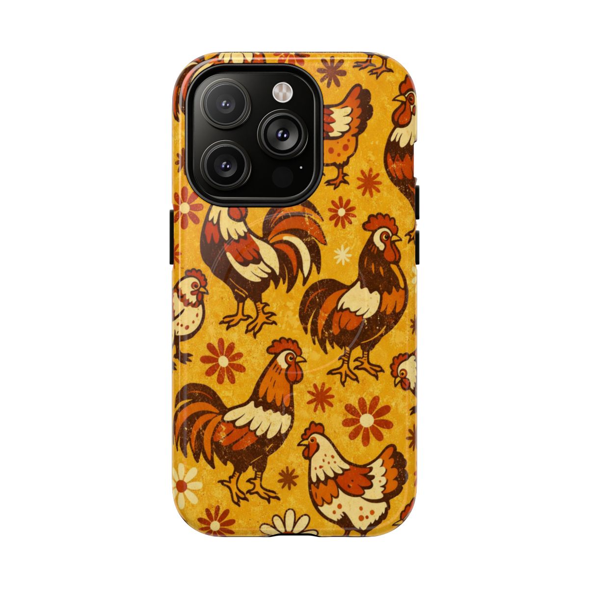 Retro Chickens Magnetic Case