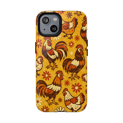 Retro Chickens Magnetic Case