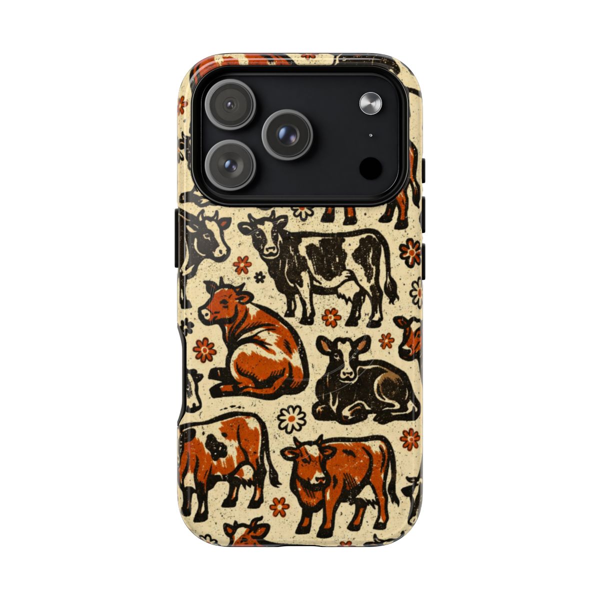 Retro Cows Magnetic Case