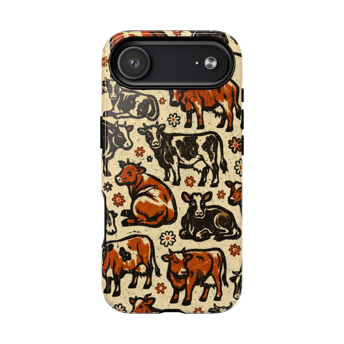 Retro Cows Magnetic Case