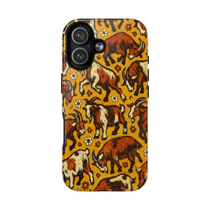 Retro Goats Magnetic Case