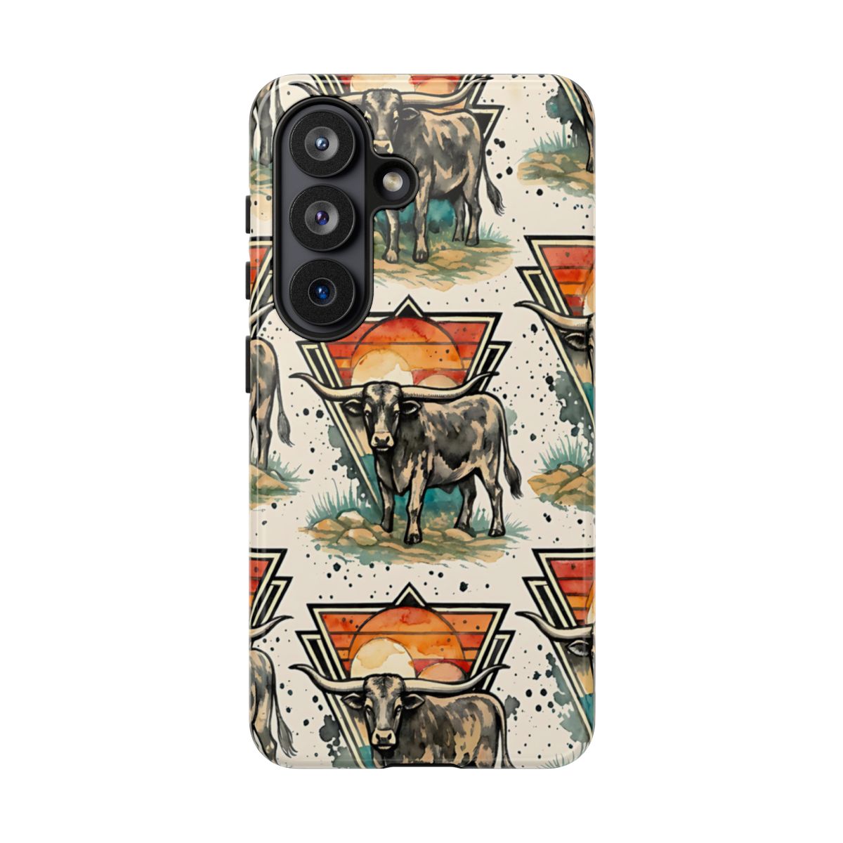 Retro Longhorn Tough Case