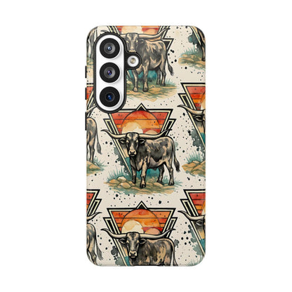 Retro Longhorn Tough Case