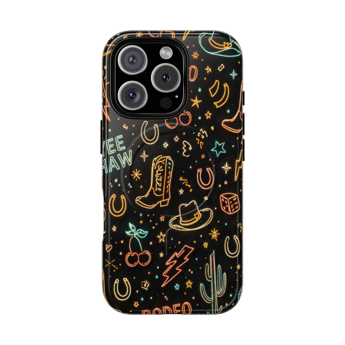 Retro Neon Rodeo Magnetic Case