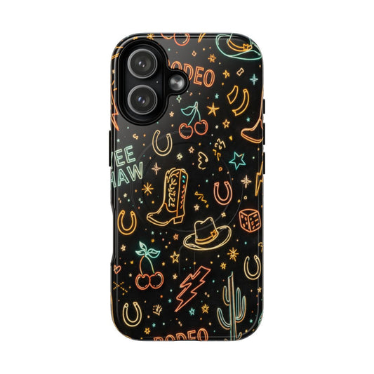 Retro Neon Rodeo Magnetic Case
