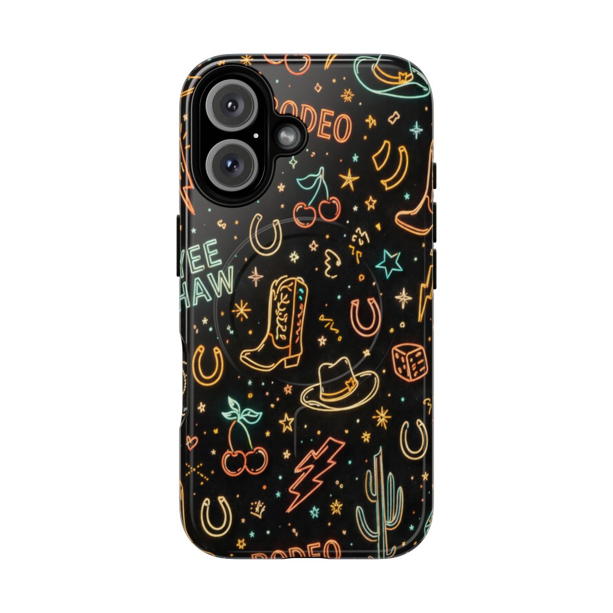 Retro Neon Rodeo Magnetic Case