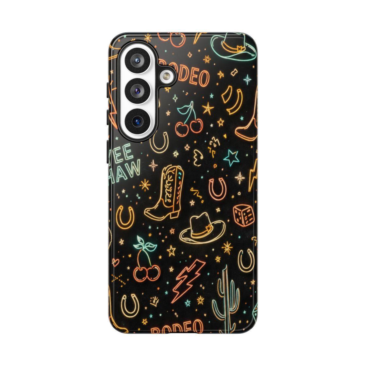 Retro Neon Rodeo Tough Case