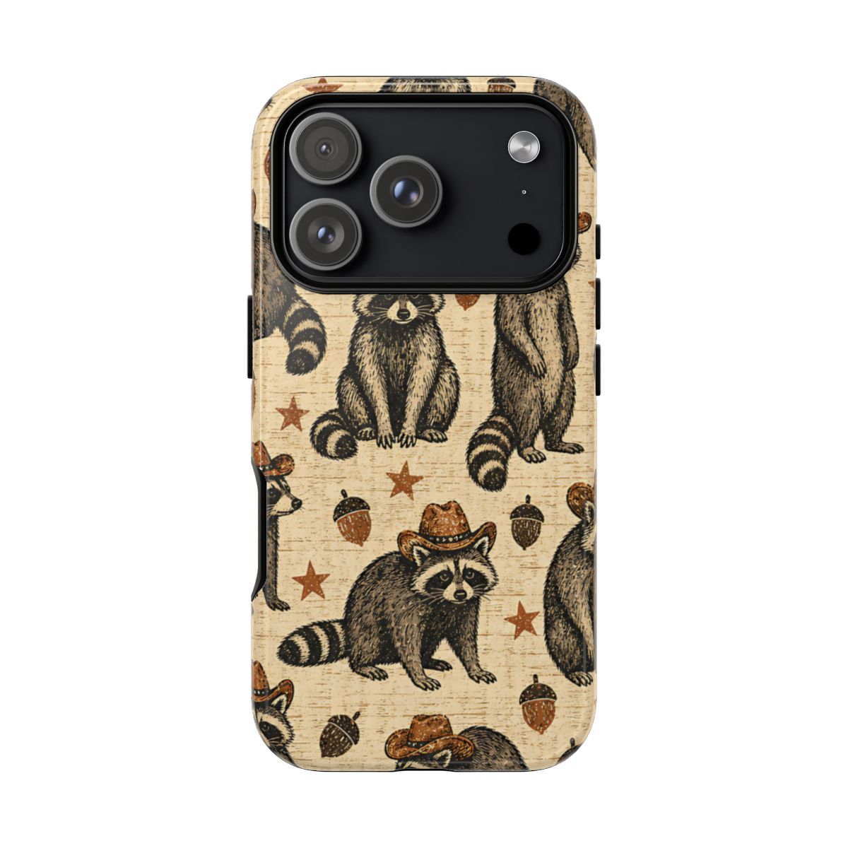 Retro Raccoon Tough Case - iPhone 18 Pro
