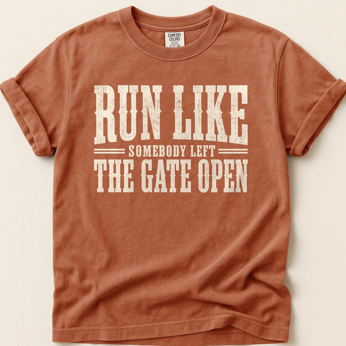 Run Like Gate Open T-shirt on Yam