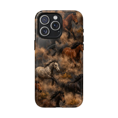 Running Horses Magnetic Case